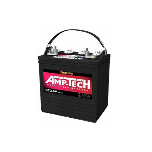 SuperCharge AMP-TECH 8V 165Ah Deep Cycle Battery SuperCharge GC2-8V AMP-TECH 8V 165Ah Deep Cycle Battery