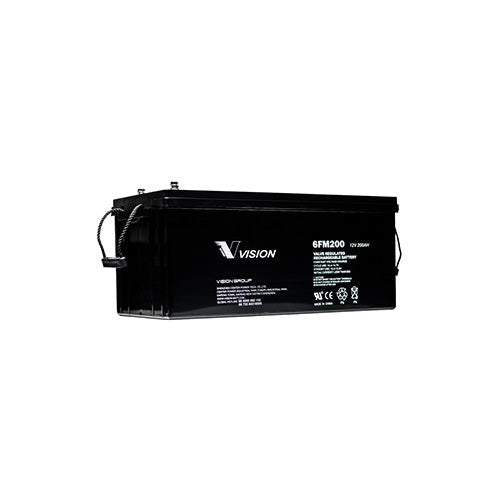 VISION 6FM200 200AH 12 VOLY AGM DEEP CYCLE BATTERY