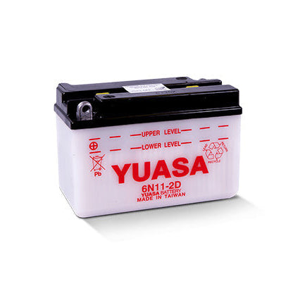 Yuasa 6N11-2D Motorcycle Battery 6V 11AH - Katana - Superstart Batteries
